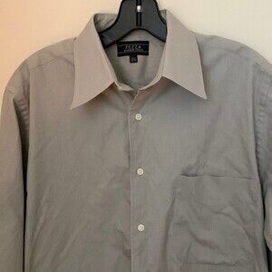 Vintage Andrew Fezza Gray Shirt 15 1/2